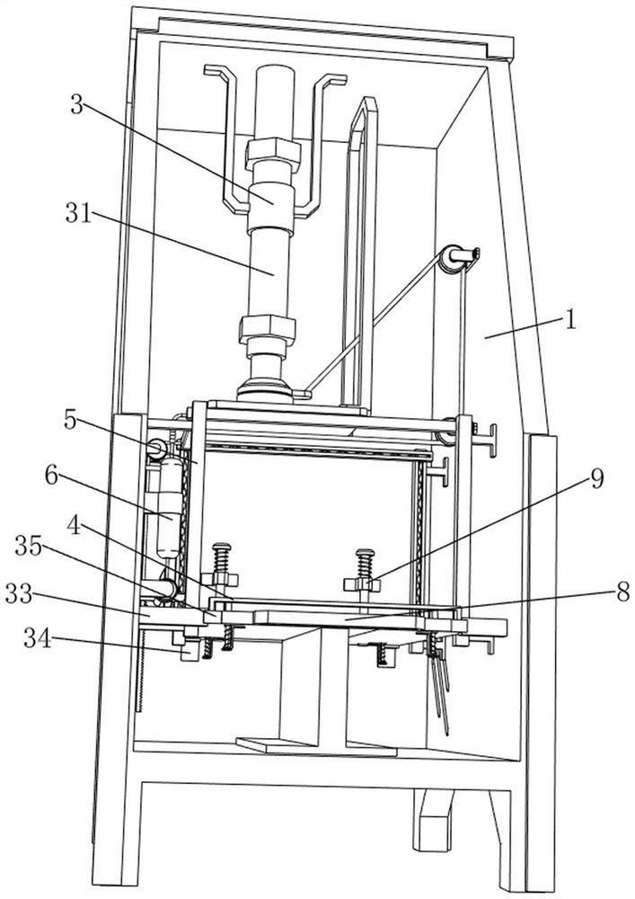 Ceramic tile adhesive bonding force testing device