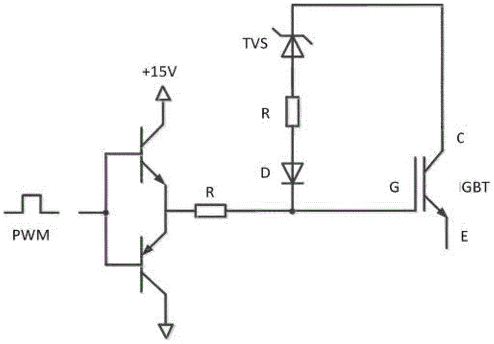 IGBT active clamping protection circuit