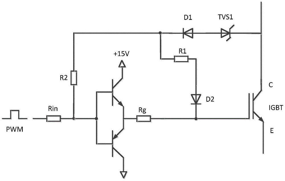 IGBT active clamping protection circuit