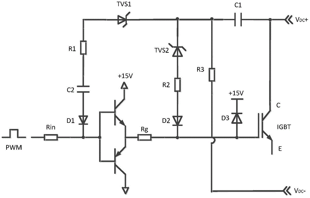 IGBT active clamping protection circuit