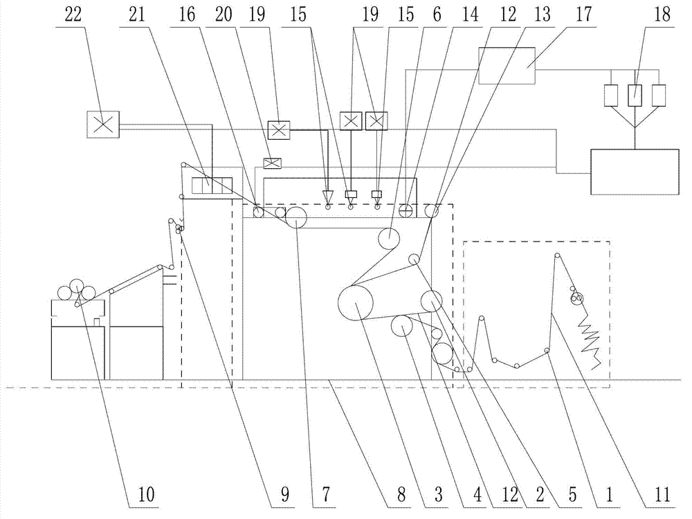 Pile fabric transfer printing device