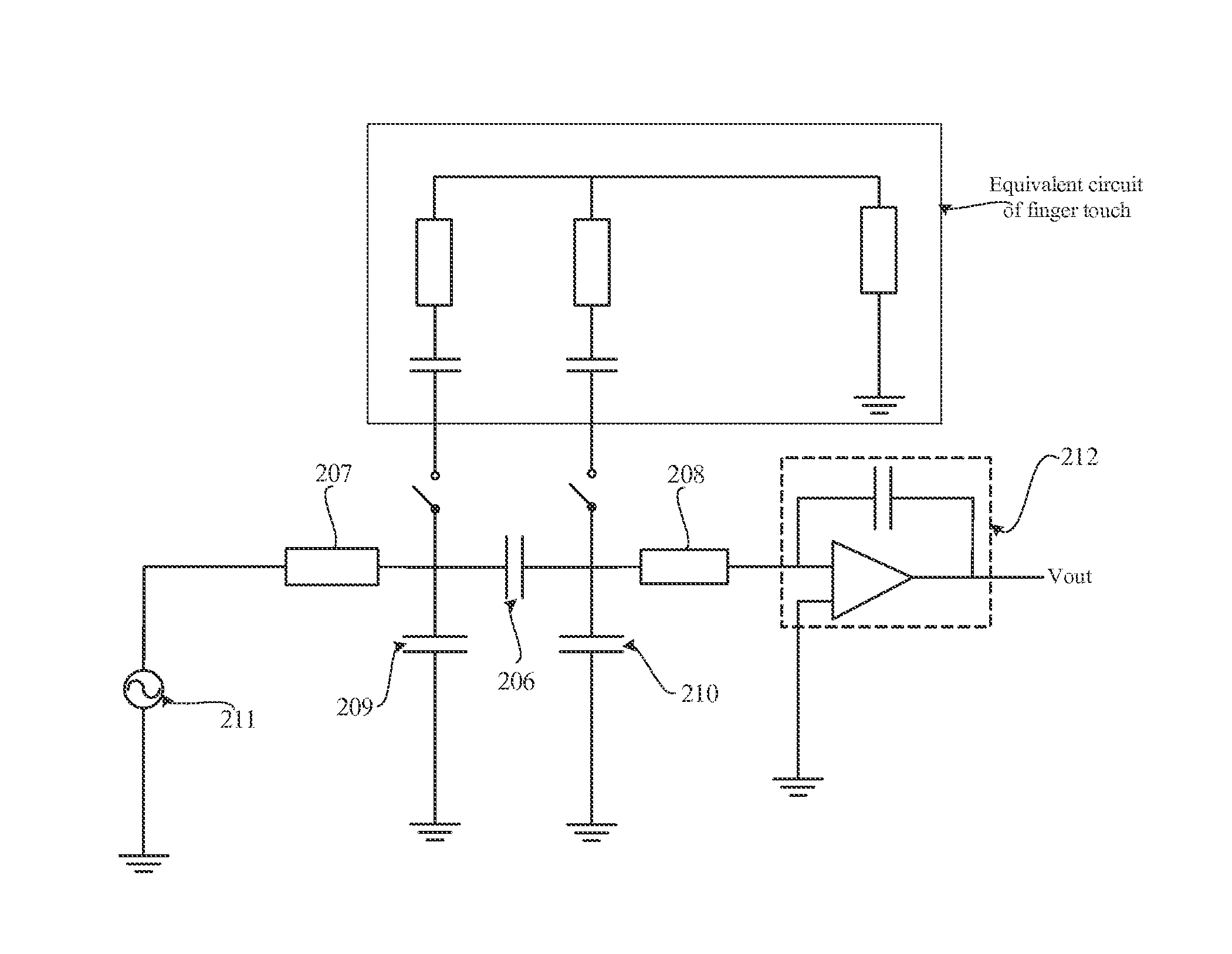 In-cell touch screen and drive method thereof