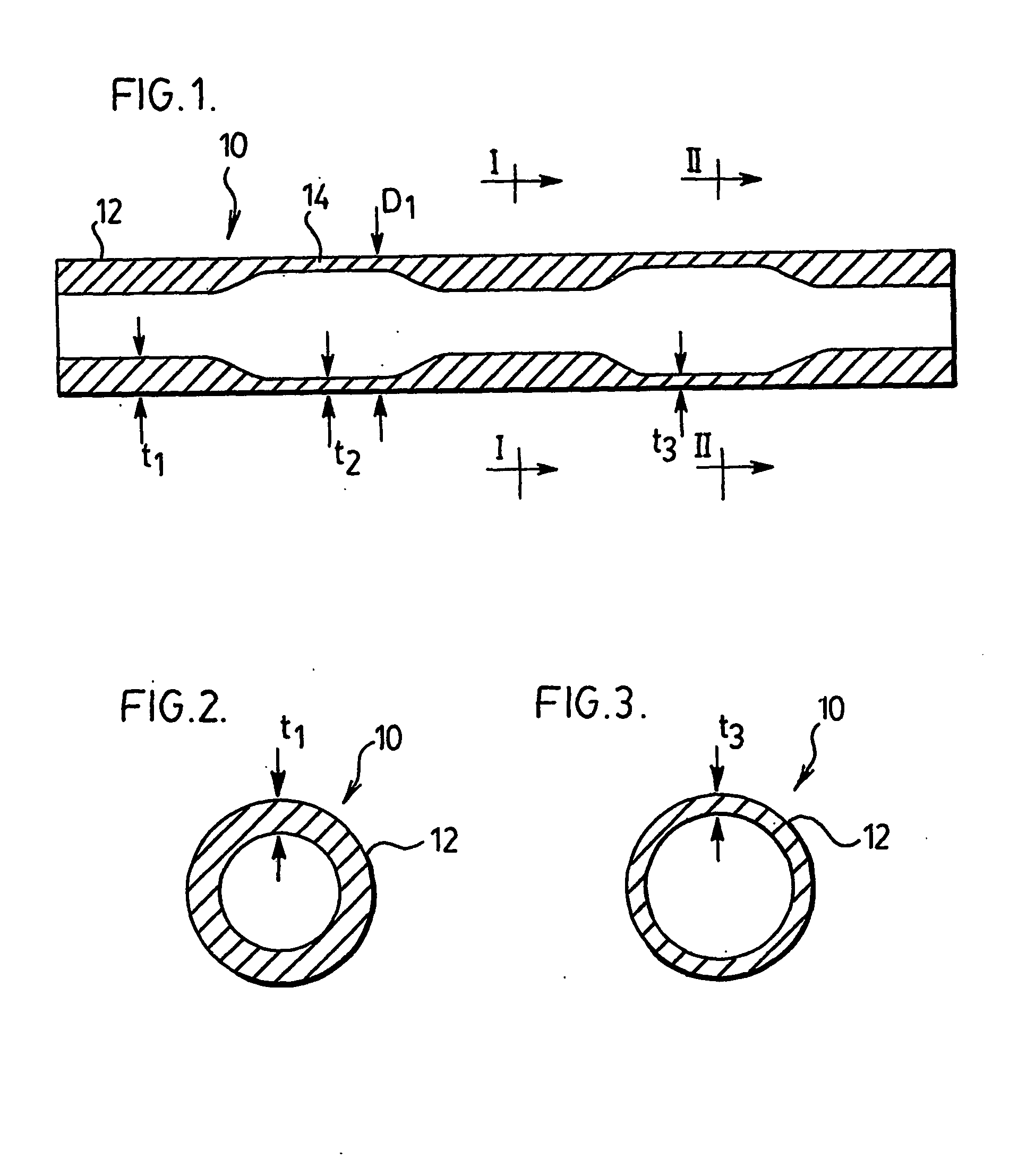 Method of manufacturing structural components from tube blanks of variable wall thickness