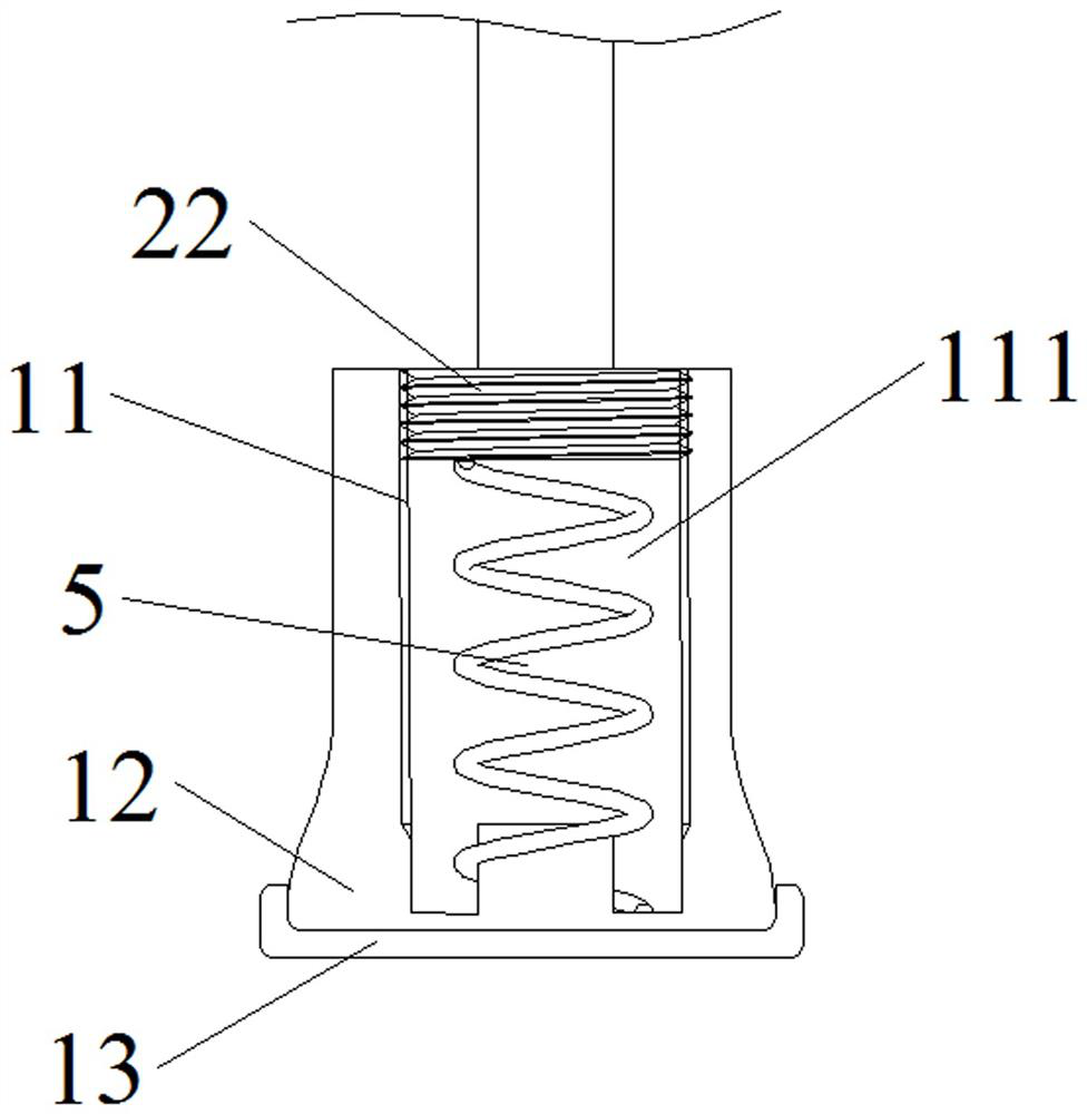 Shock absorption and impact resistance leveling assembly for assembly type ground