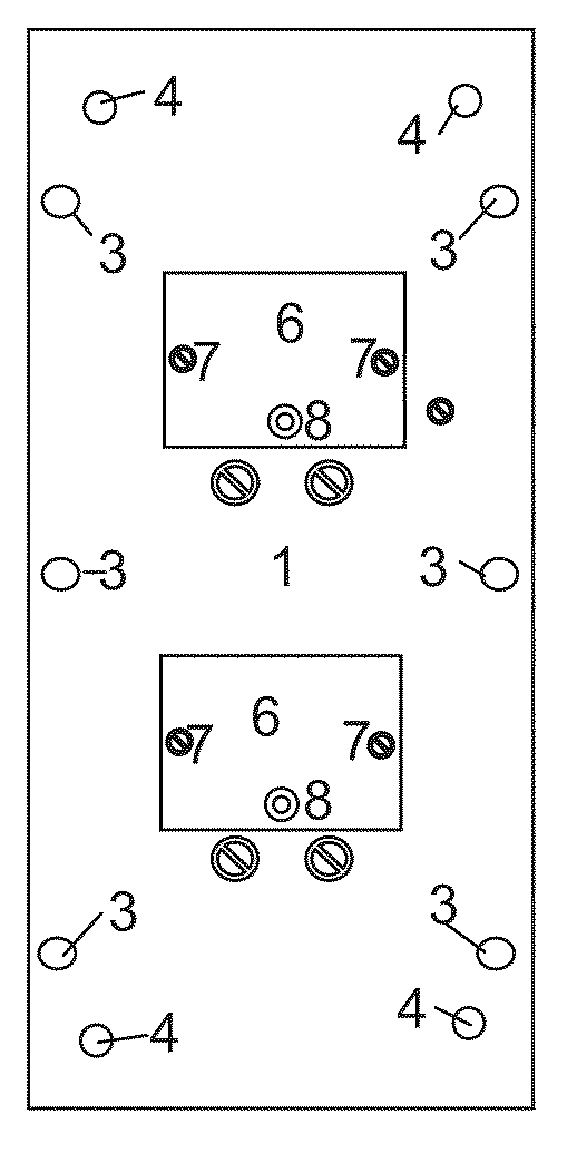 High efficiency and high power patch antenna and method of using