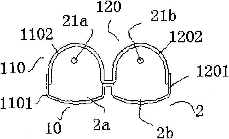 Parallel flow evaporator and flow clapboard thereof