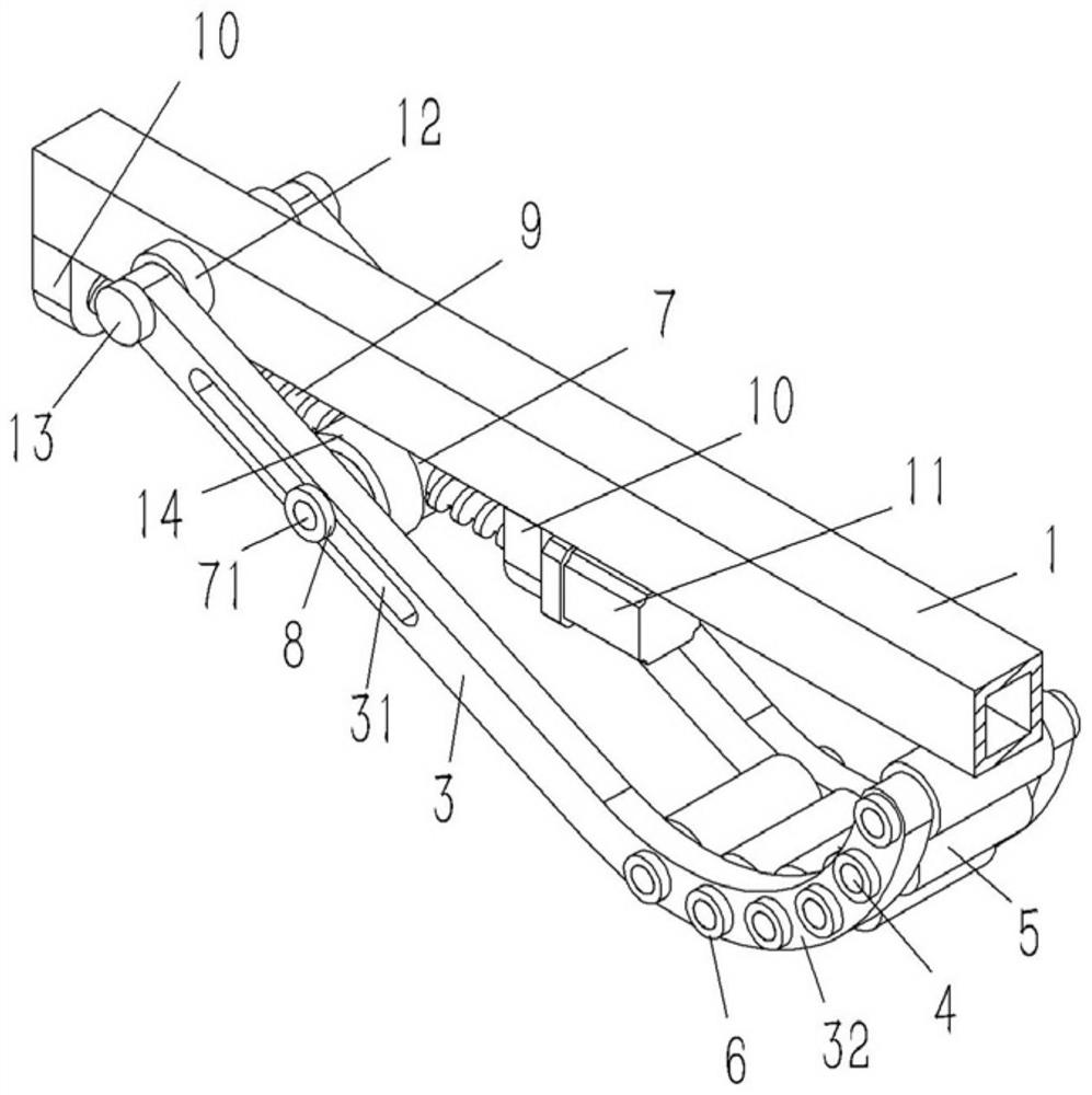 Leg supporting device on medical traction equipment