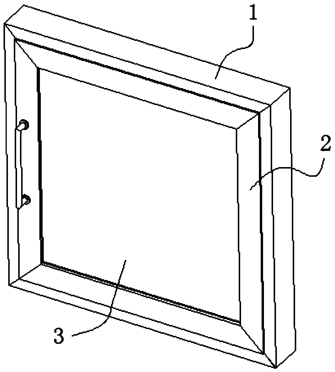 Long-service-life energy-saving aluminum alloy door and window