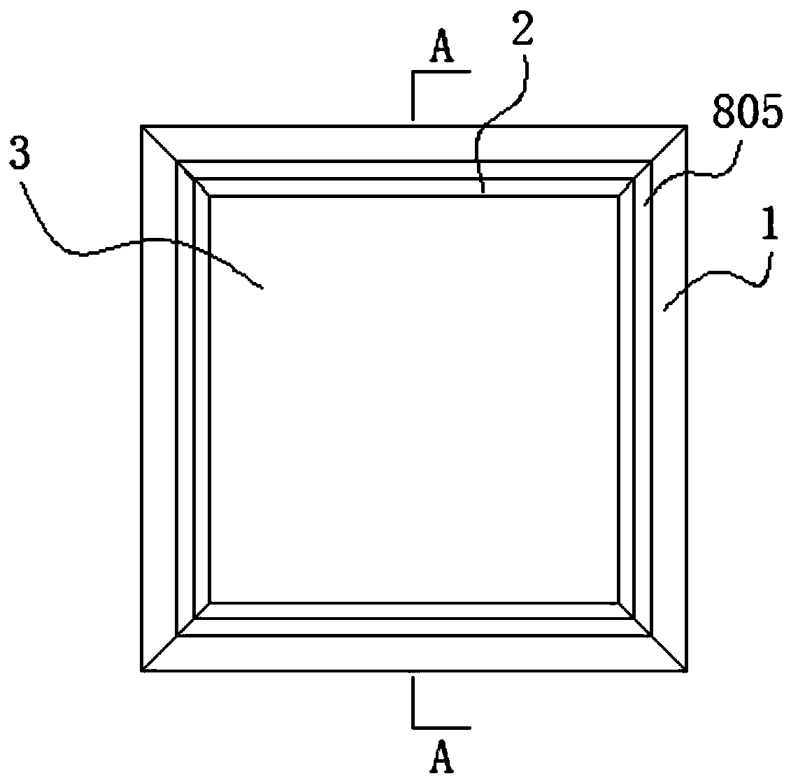 Long-service-life energy-saving aluminum alloy door and window