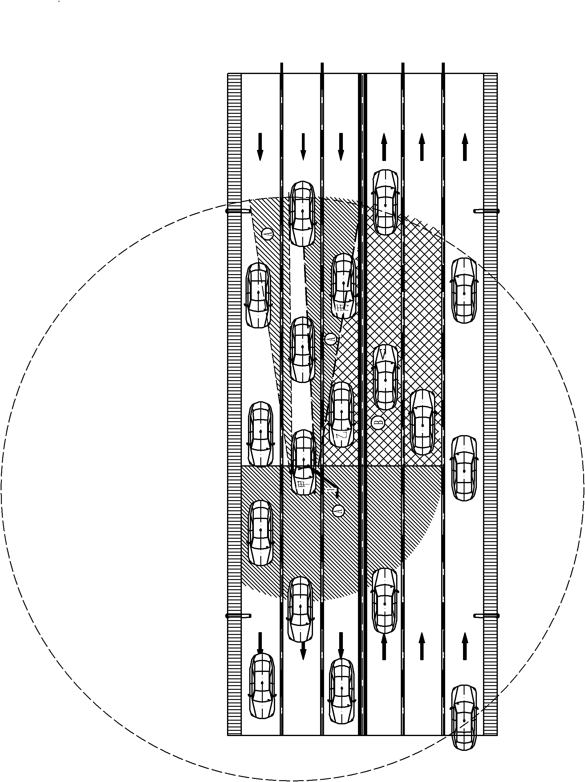 Automobile rearview mirror following-up method and automobile follow-up rearview mirror