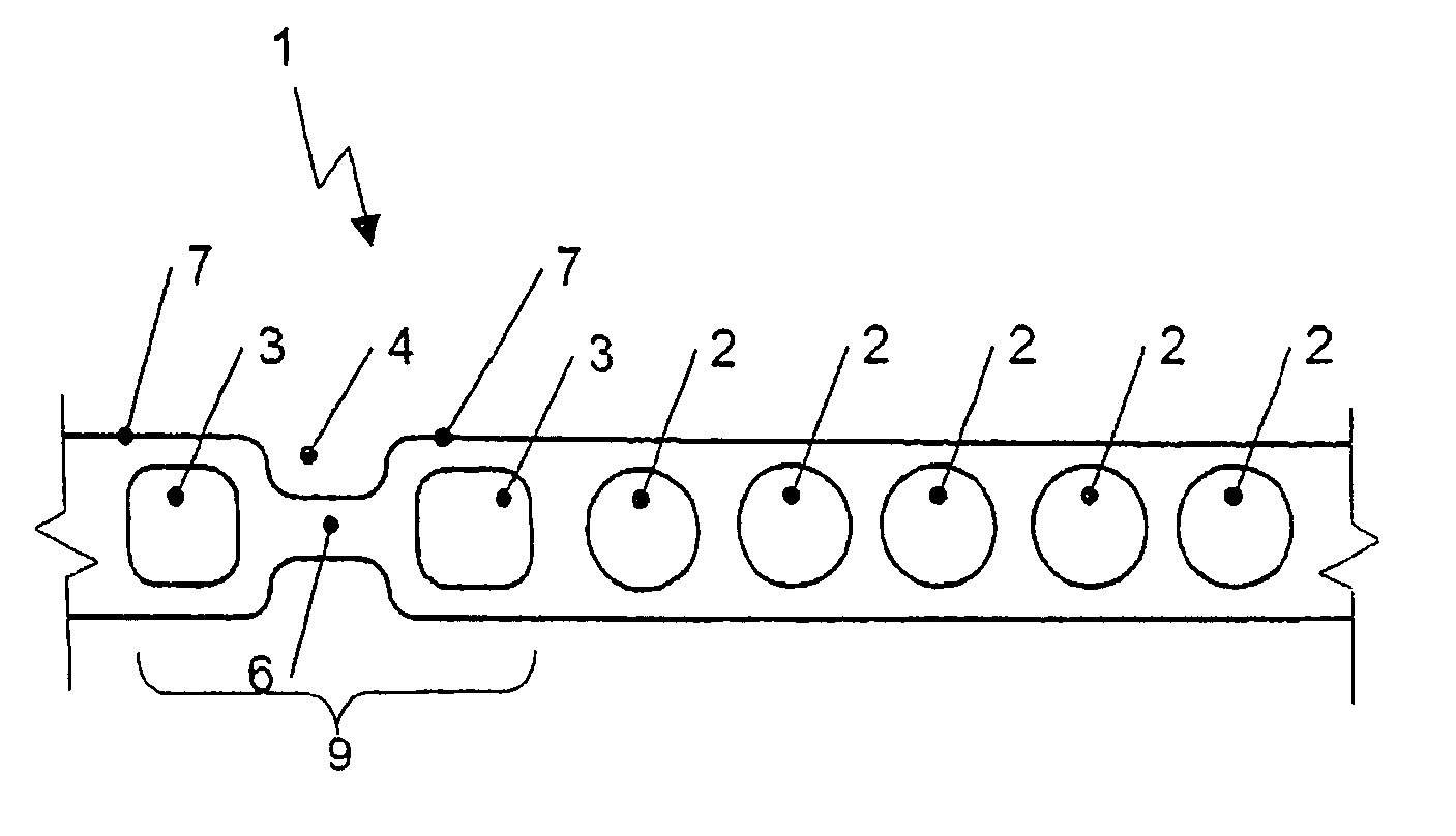 Multichannel flat tube for heat exchanger