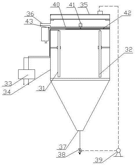 Waste incineration fly ash treatment system based on reduction