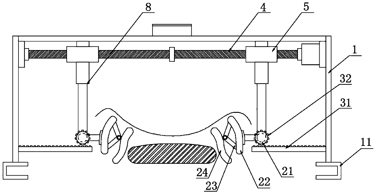 Postoperative pressure-resistant protective nursing device for liver and gall interventional operation