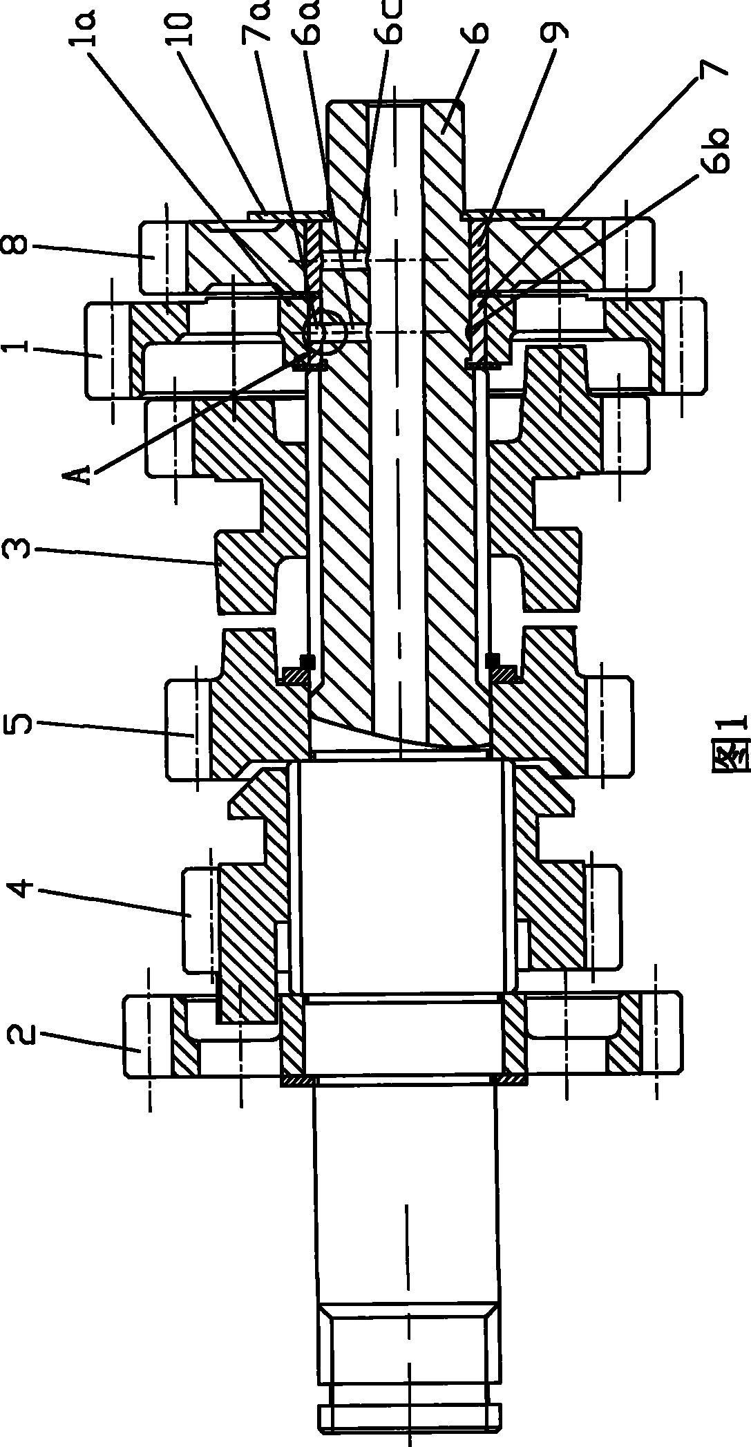 Countershaft combination of reverse gear embedded engine