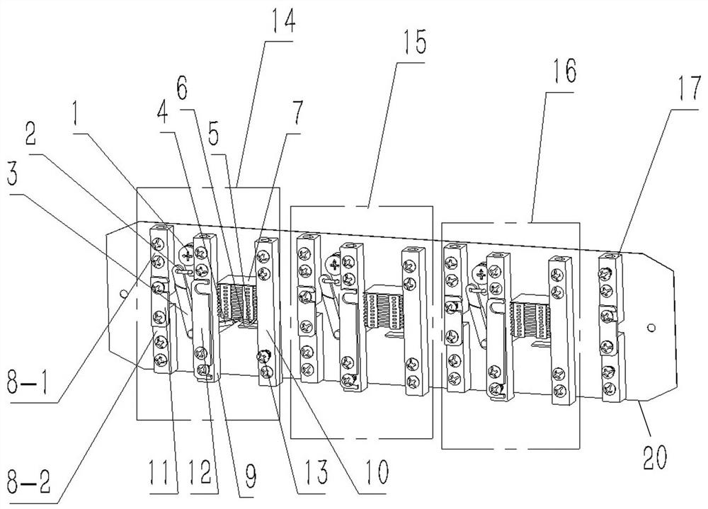 A junction box for safe arc extinguishing of metering secondary circuit