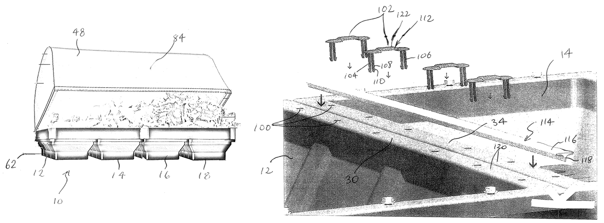 Modular garden planter bed structure