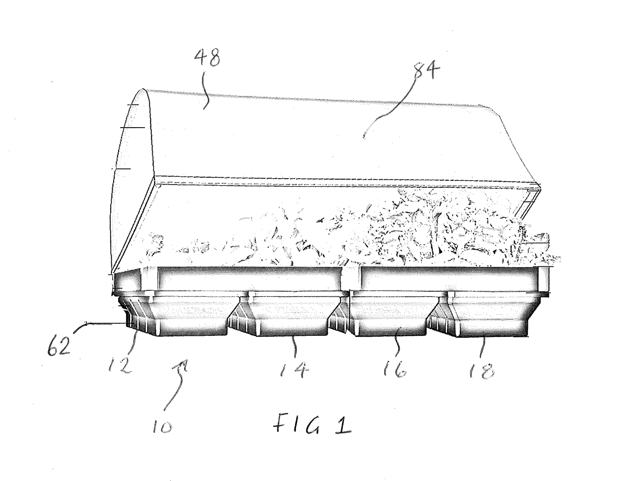 Modular garden planter bed structure