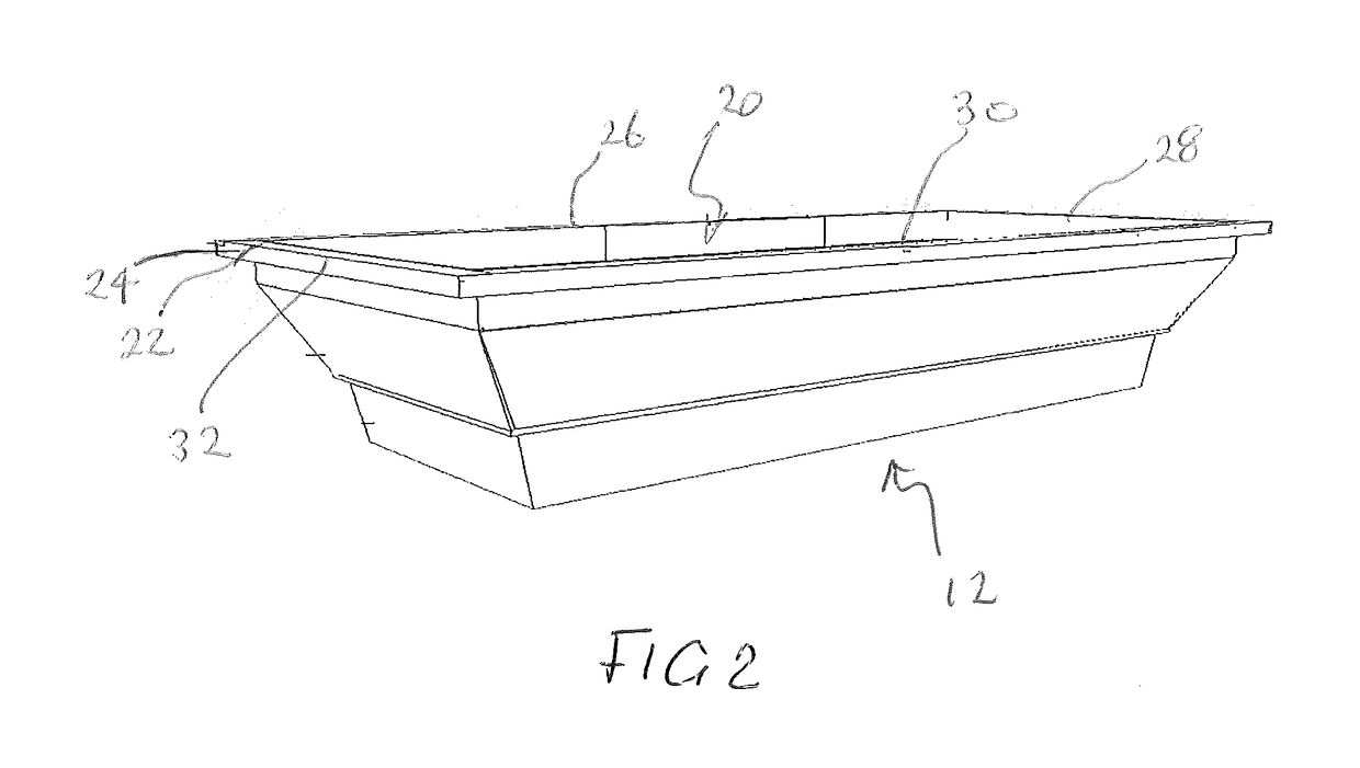 Modular garden planter bed structure