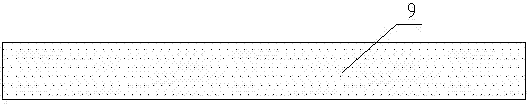 Single-chip flip, etching-after-packaging and pad exposed packaging structure and manufacturing method thereof