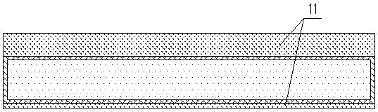 Single-chip flip, etching-after-packaging and pad exposed packaging structure and manufacturing method thereof