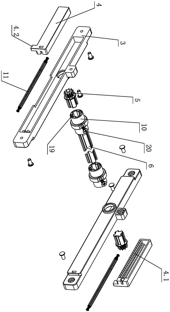 Synchronization device for drawer slide rails