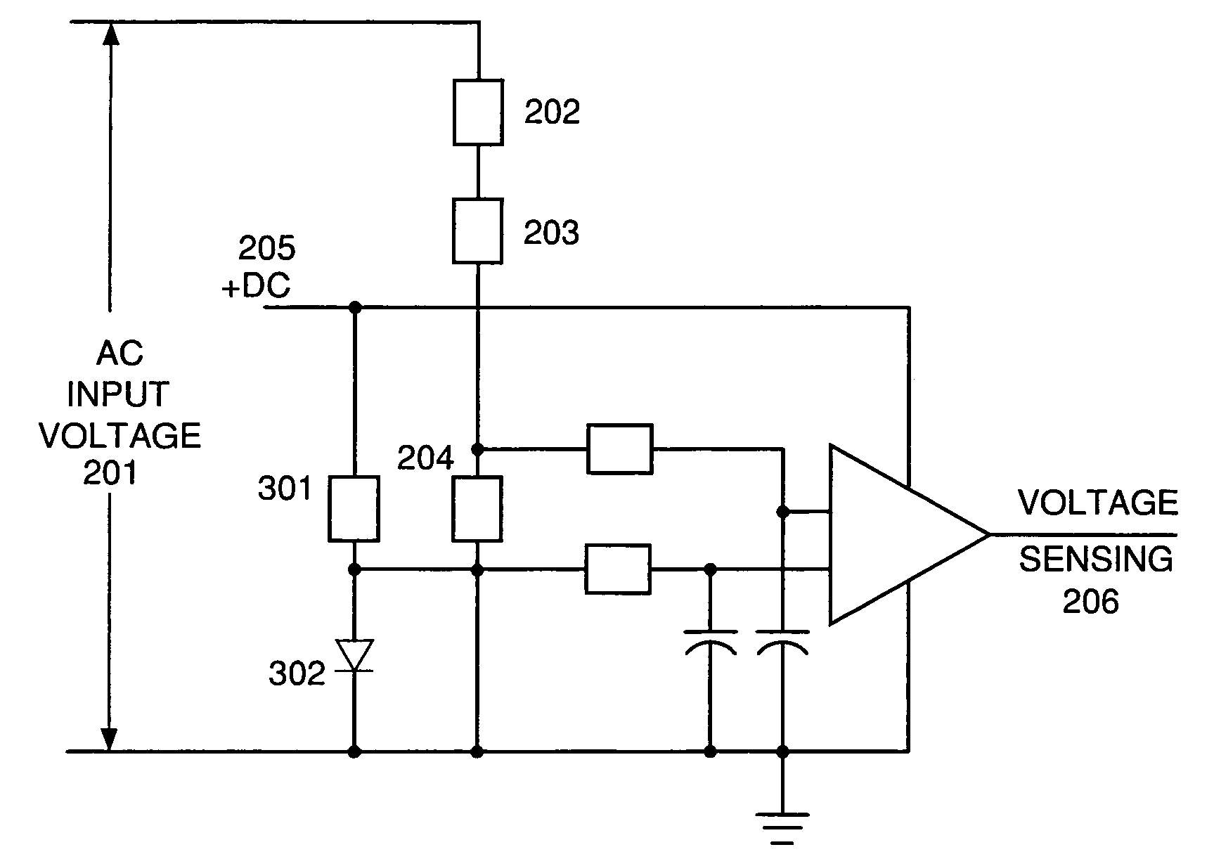 Bias technique for electric utility meter