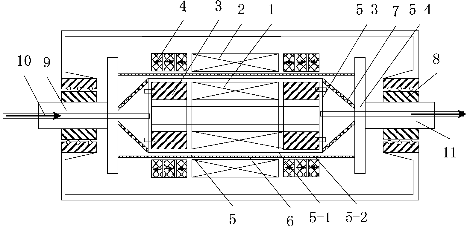 High-temperature superconducting magnetic levitation motor