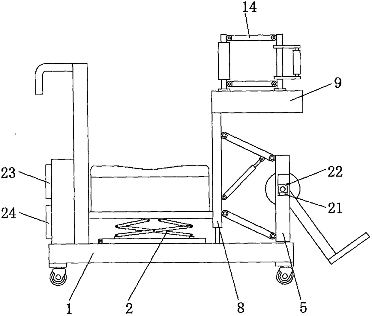 Articular post-surgical rehabilitation training device for sports medicine