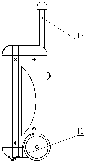 Luggage case and intelligent control method thereof