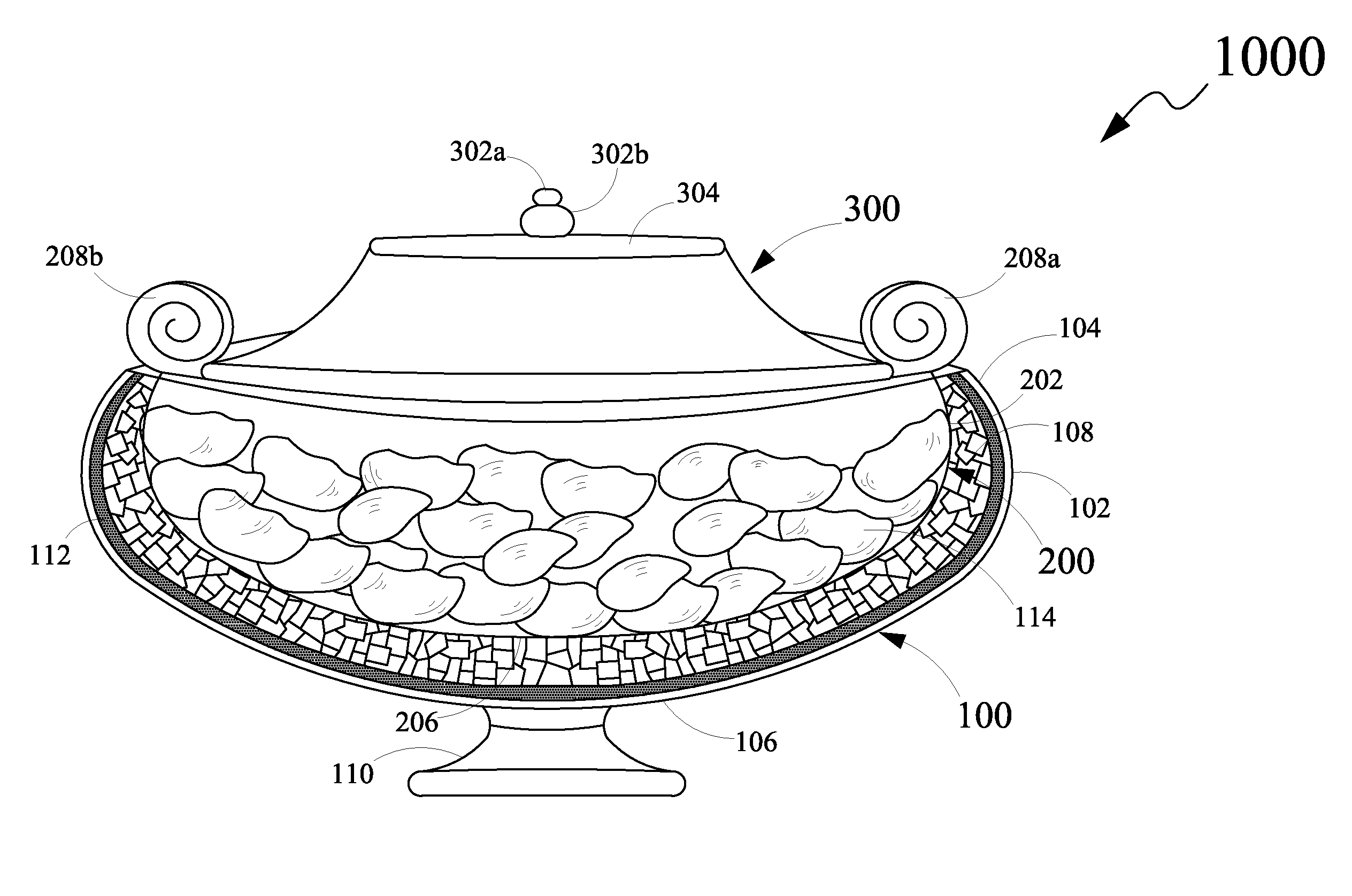 Low temperature maintaining apparatus for food item