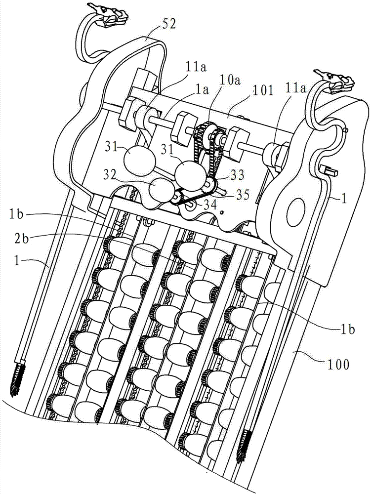 Bath massaging chair