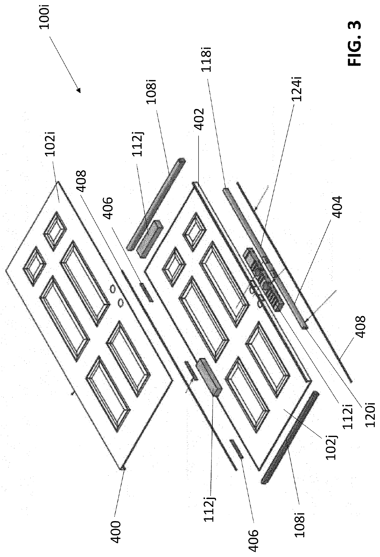 Doors and methods for reducing telegraphing therefor