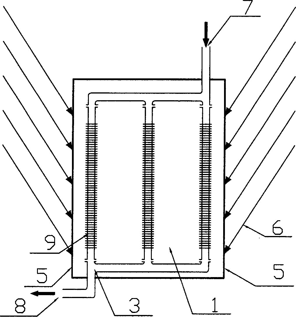 Binary medium solar high temperature heat absorption/storage device