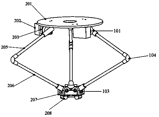 Single-leg hopping robot based on parallel mechanism