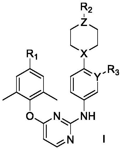 Diaryl pyrimidine HIV-1 reverse transcriptase inhibitor containing six-membered non-aromatic ring as well as preparation method and application of diaryl pyrimidine HIV-1 reverse transcriptase inhibitor