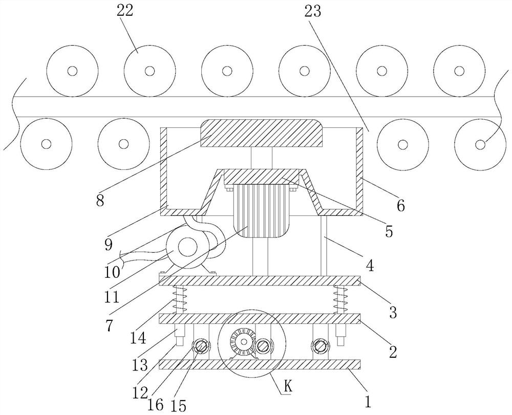 Stainless steel plate continuous production device