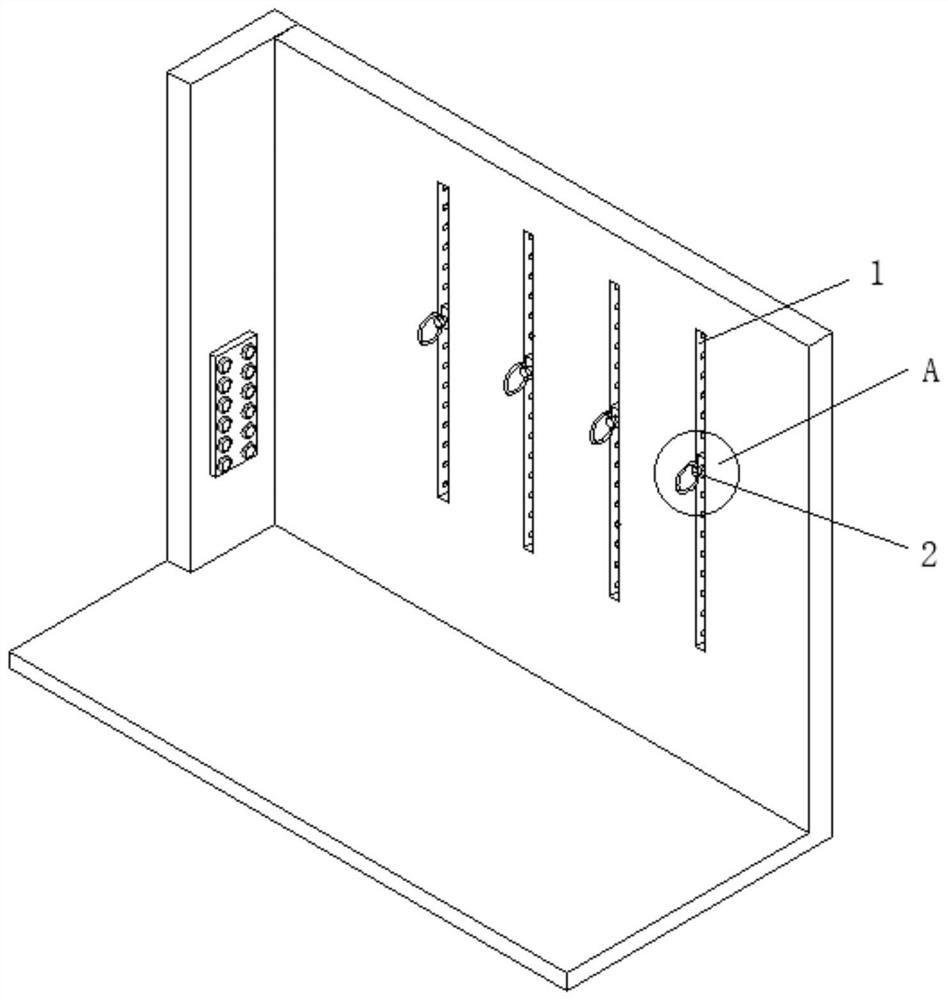 Protective structure for coping with elevator falling