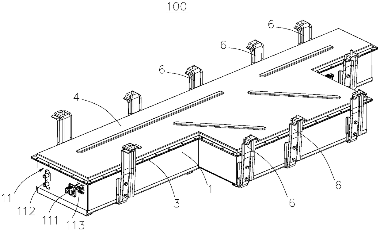 New energy source commercial vehicle battery pack and electric vehicle