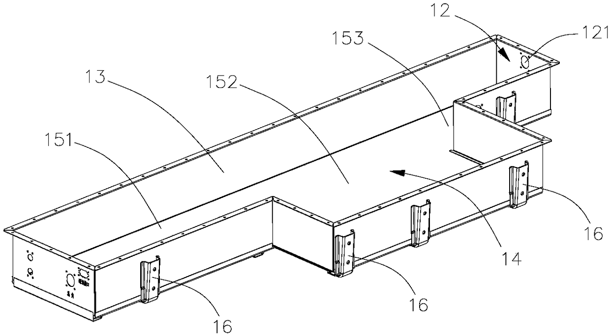 New energy source commercial vehicle battery pack and electric vehicle