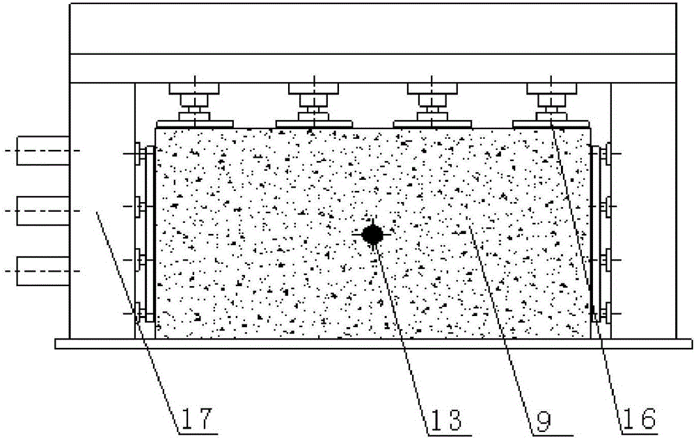 Controllable experiment device for simulating roadway unloading and method for applying controllable experiment device