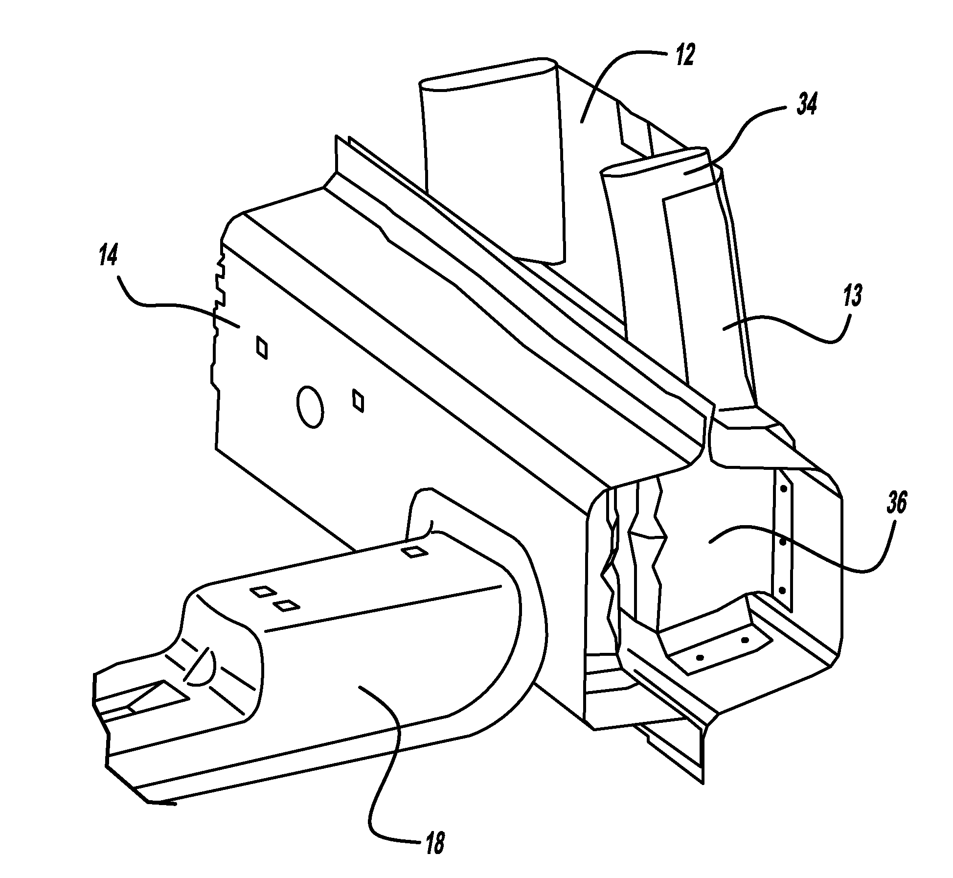 Energy distributing side structure for vehicle side impact occupant protection