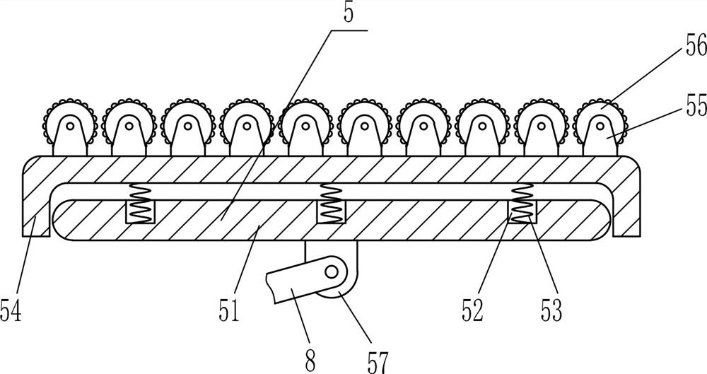 A hand-cranked foot massager