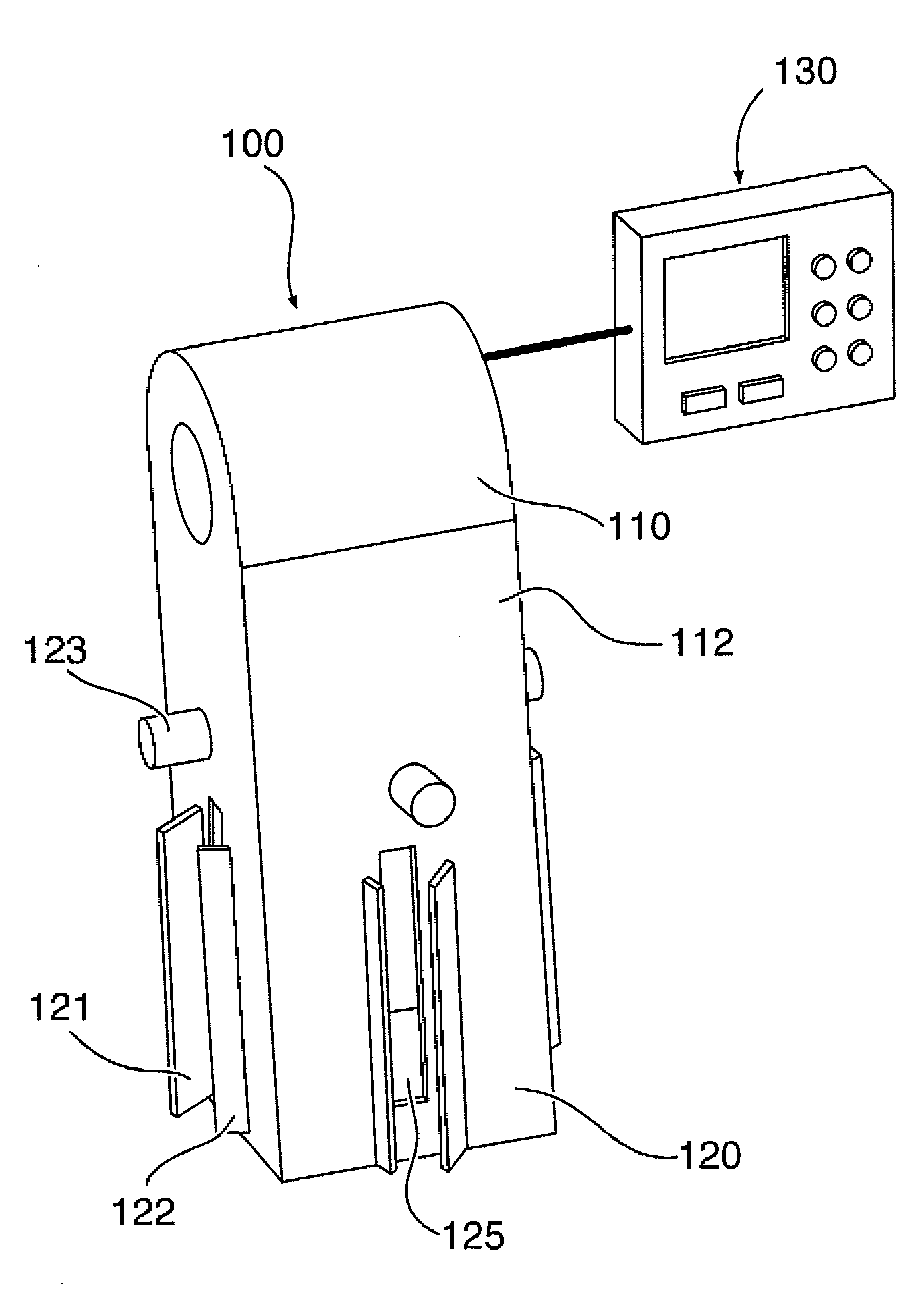 Device and method for screening a plant population for wind damage resistance traits