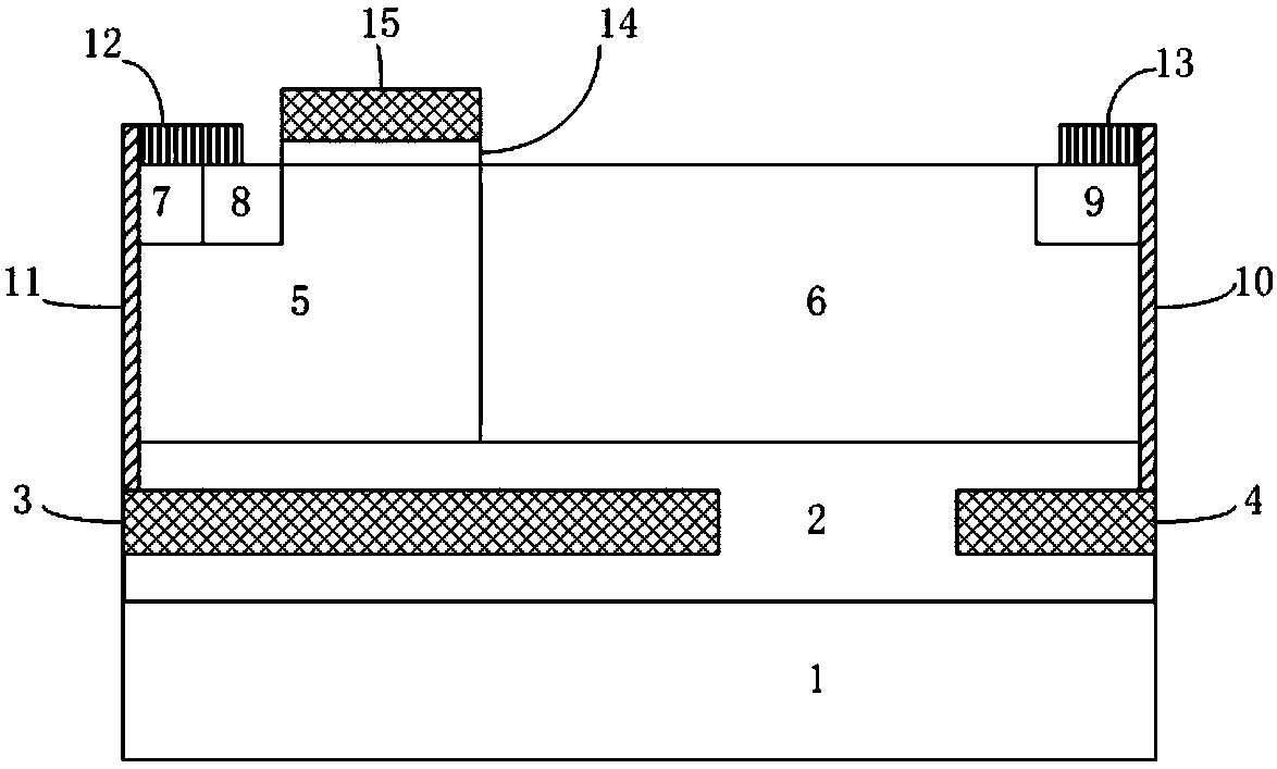 A soi LDMOS device with buried oxygen field plate