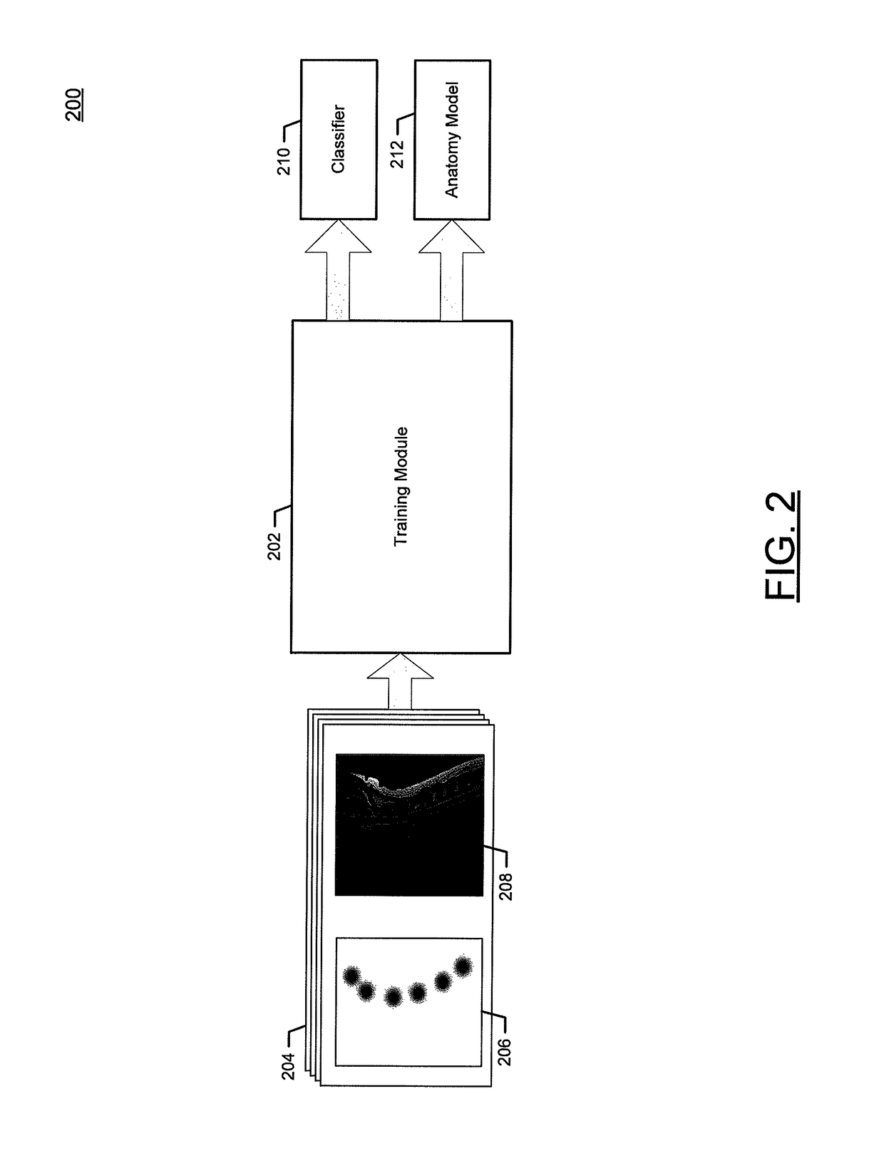 Method and apparatus for detecting anatomical elements