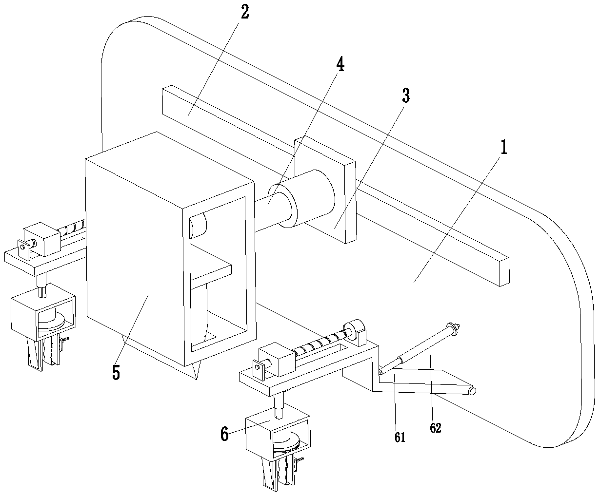 Automatic demounting robot for frame-supporting column formwork for building construction