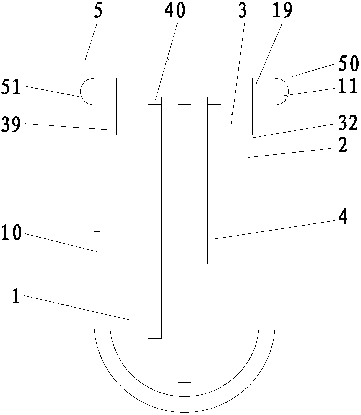 A kind of centrifuge tube convenient for taking liquid