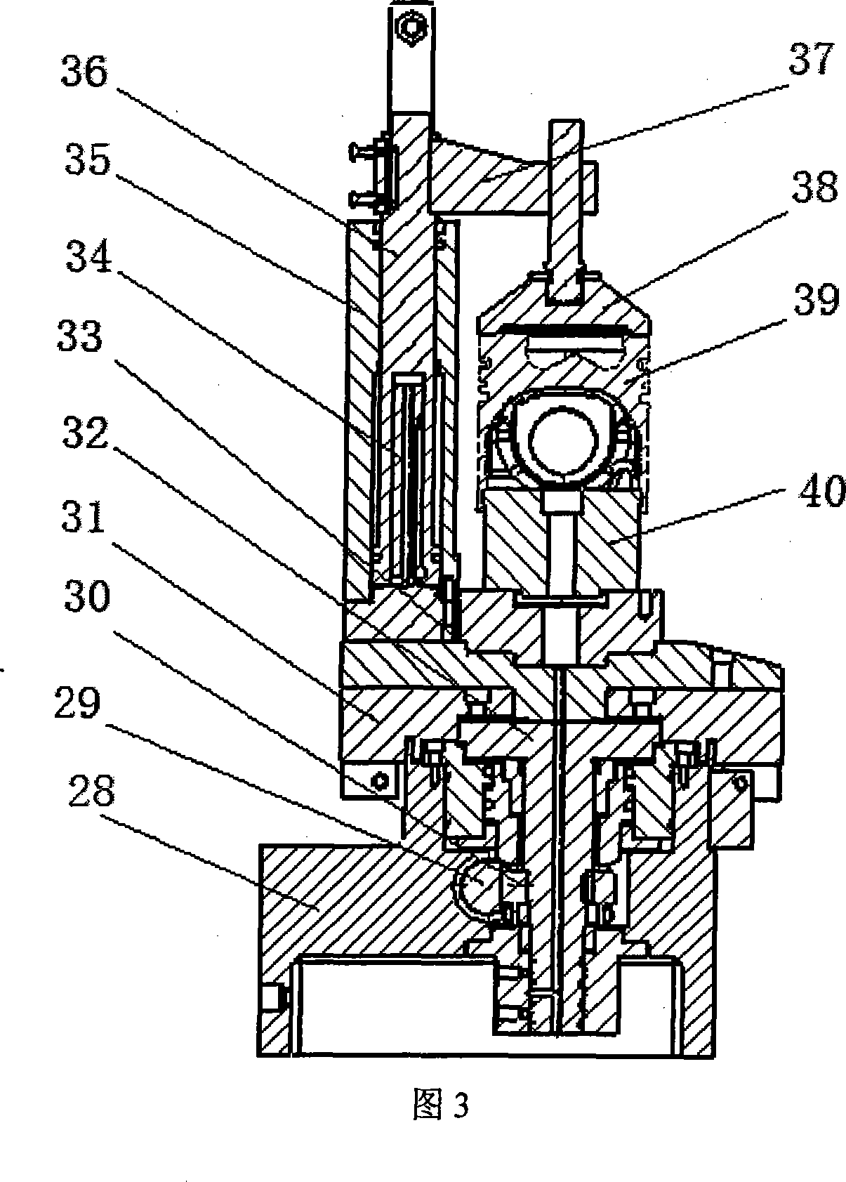 Non-conventional type hole combined boring mill