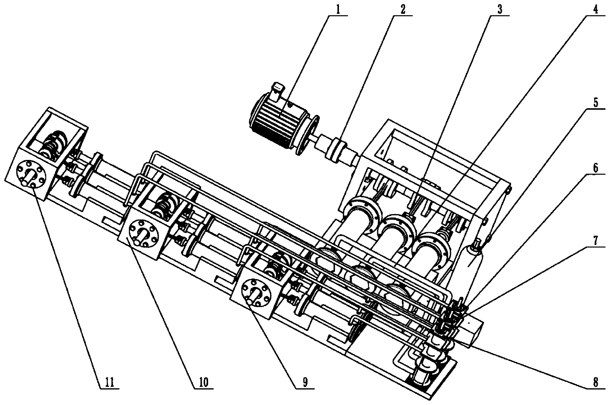 AC hydraulic multi-motor high-precision synchronous rotation control device