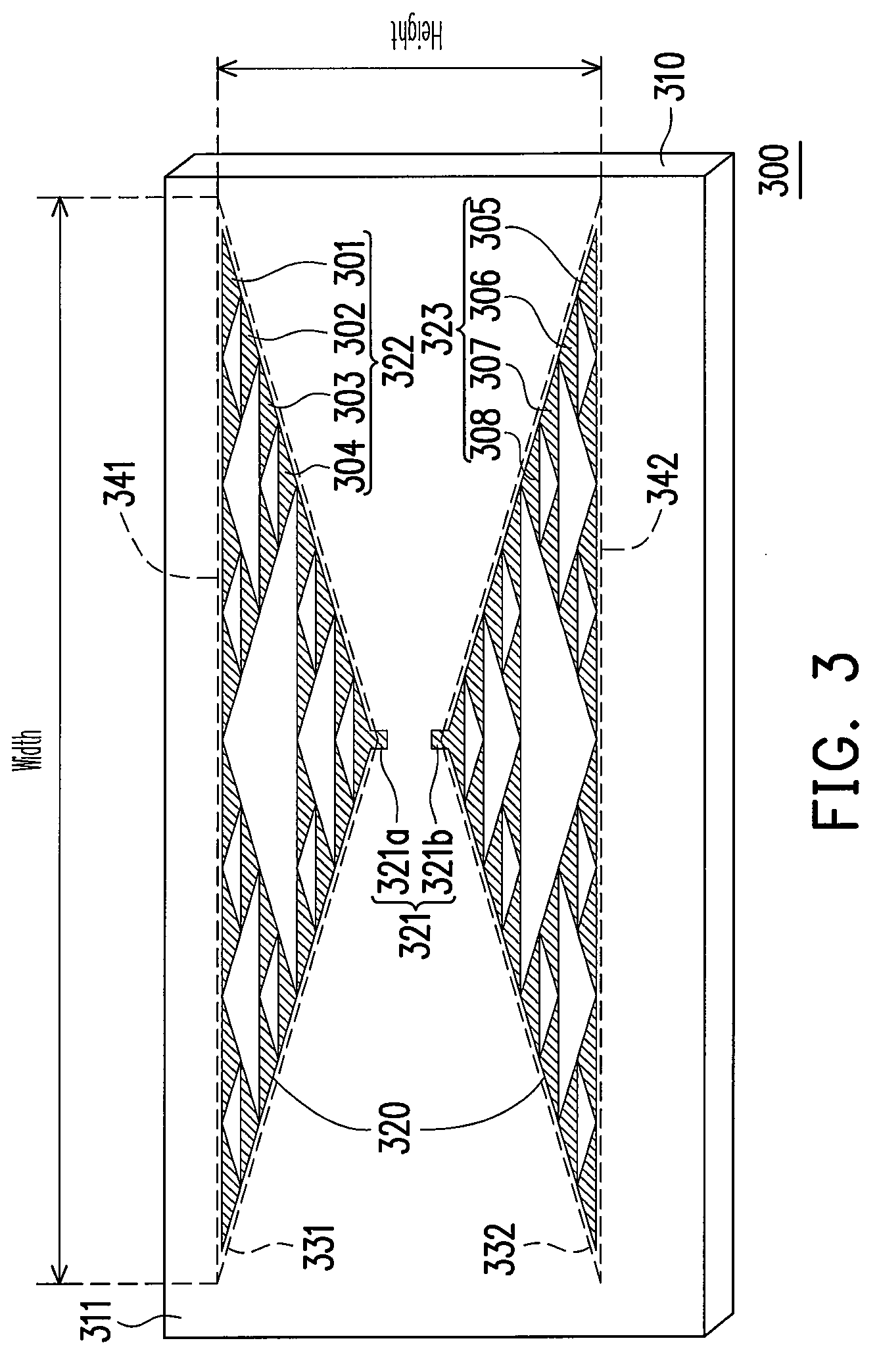 Planar antenna for radio frequency identification tag